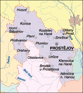 Stěhování okres Prostějov
